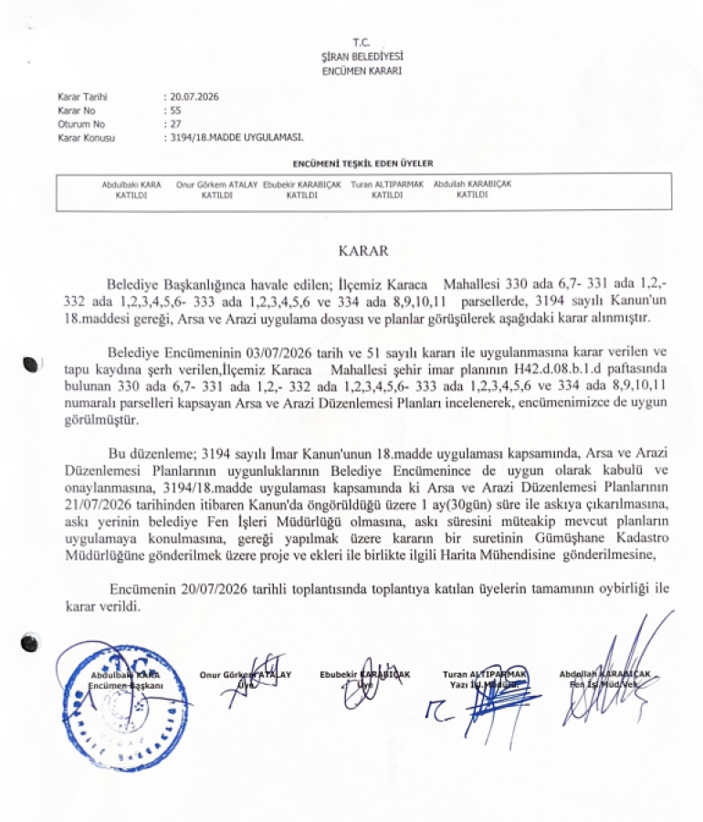18. Madde Uygulaması